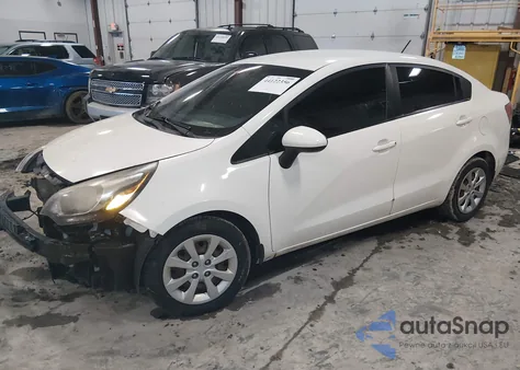 2013 Kia Rio Lx из США, поврежденный, VIN KNADM4A38D6307258